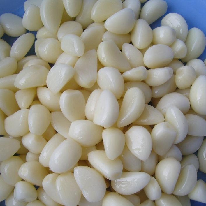 Frozen Fresh Vacuum Packed Peeled Garlic Nitrogen Filled Garlic Clove